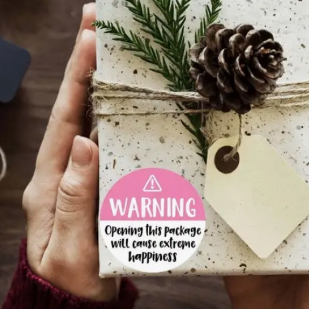 120 WARNING LABELS | Fun Cute Packing Stickers - Picture 3 of 4
